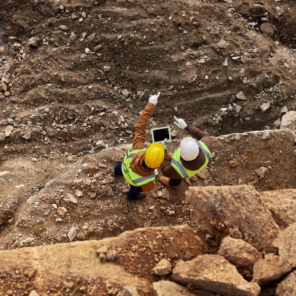 Construction Workers Inspecting Site Construction Workers Inspecting Site